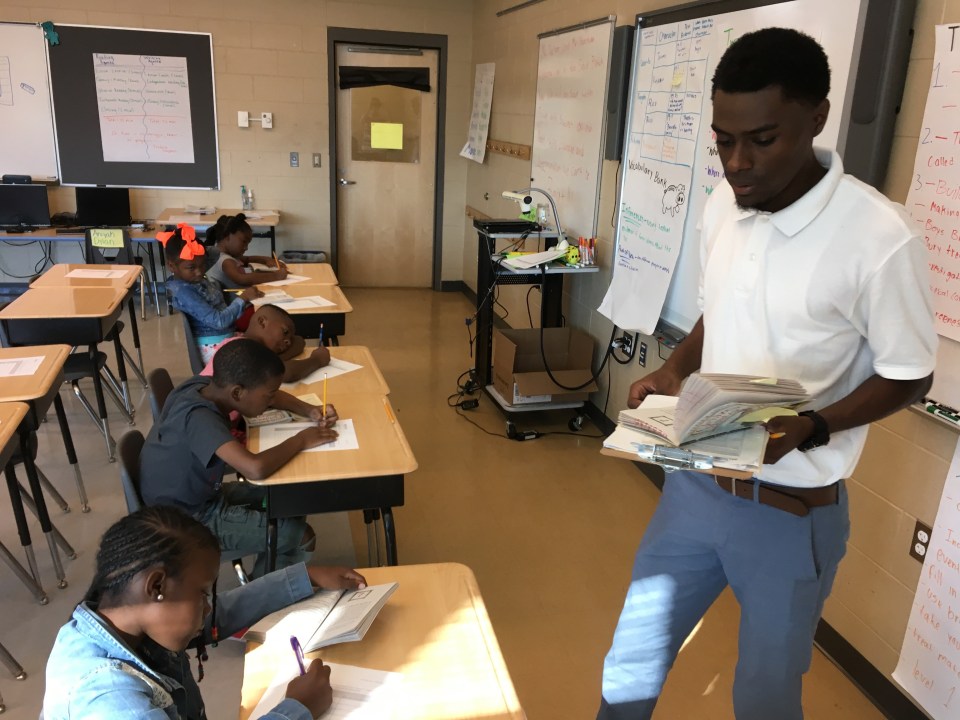 Summer Experience teaching fellow Brandon Mercadel is 22 and will be a senior at Xavier University of Louisiana this fall.